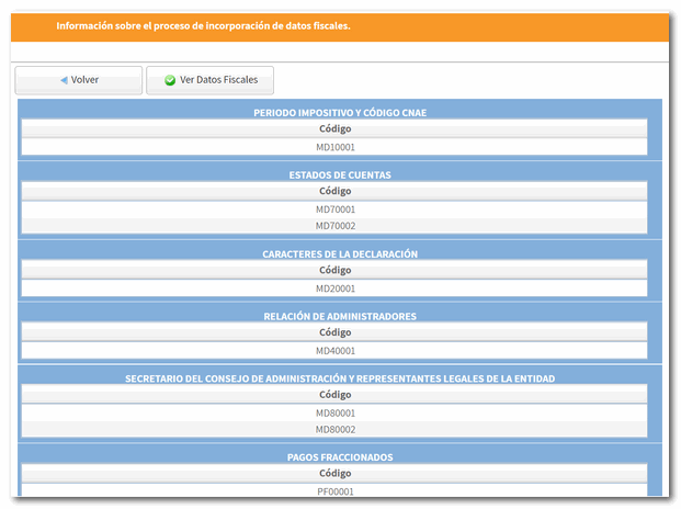 Ver datos trasladados