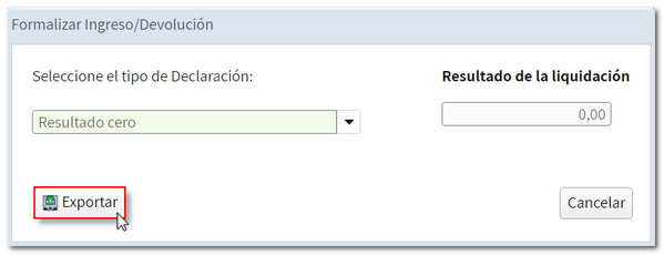 exportar declaracion fichero 200 version Open