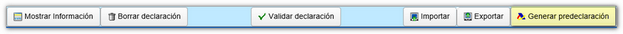 Generar predeclaración