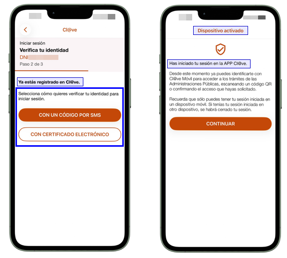 Iniciar sesi&oacute;n en la APP