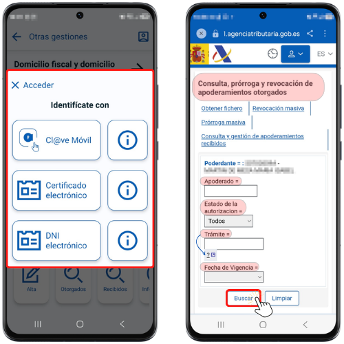 Identificación y consulta