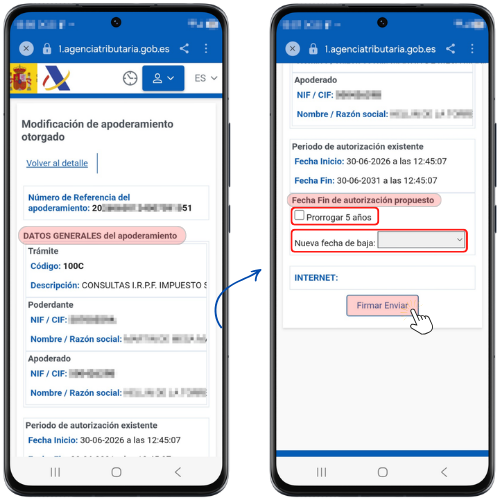 Modificar datos