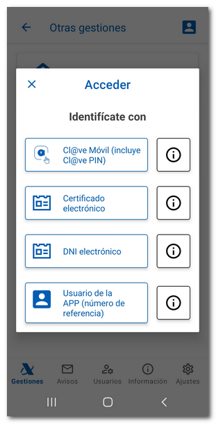 Tipos de identificación