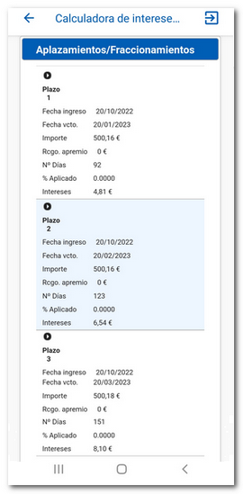 Resultado del cálculo