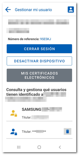 Gestionar los dispositivos