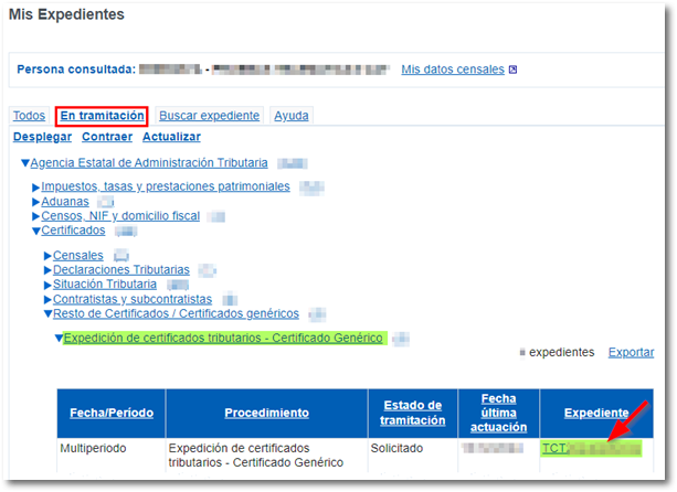 Mis expedientes