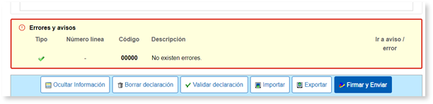 validar COGA sin errores
