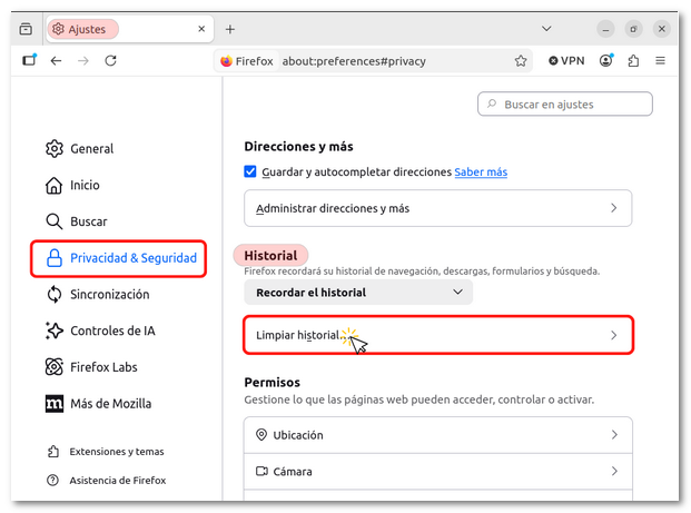 Privacidad y Seguridad