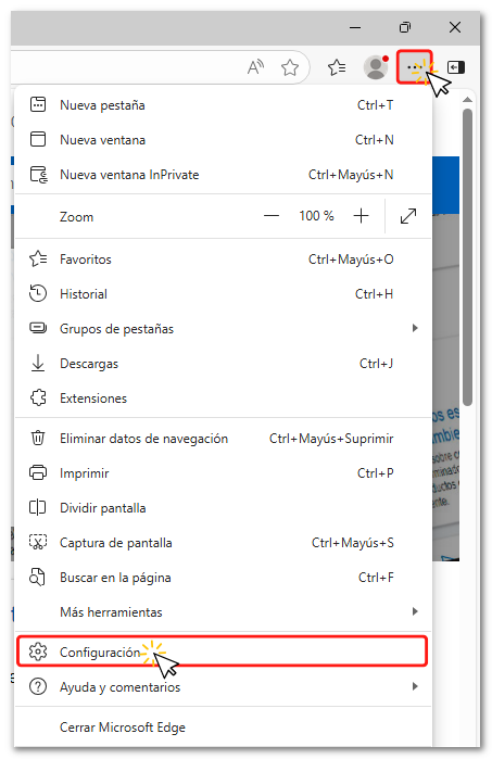 Configuración