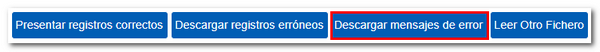 Descargar mensajes de error