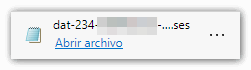 fichero .ses