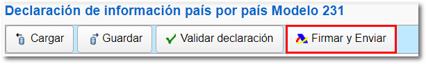 Firmar y enviar