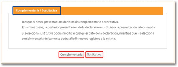 Complementaria o Sustitutiva