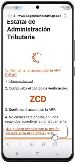 Acceder con identificación