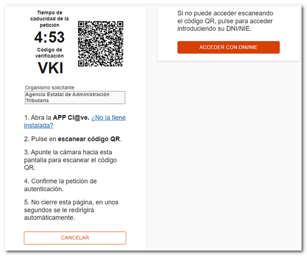 Agencia Tributaria Ya estoy registrado. ¿Cómo obtengo el código PIN