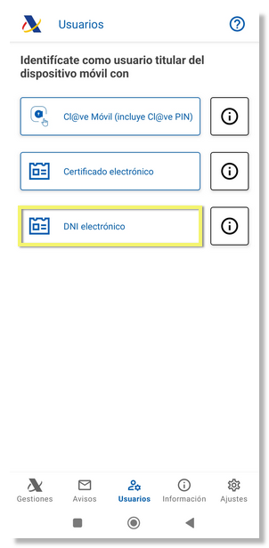 Activación APP DNI electrónico