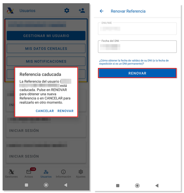 Agencia Tributaria: Cómo obtener la referencia de Renta desde la APP