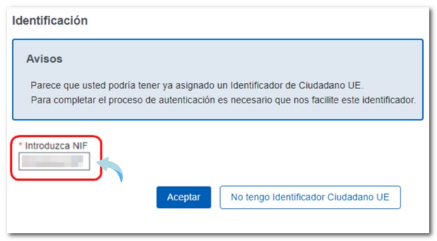 Introduce el NIF
