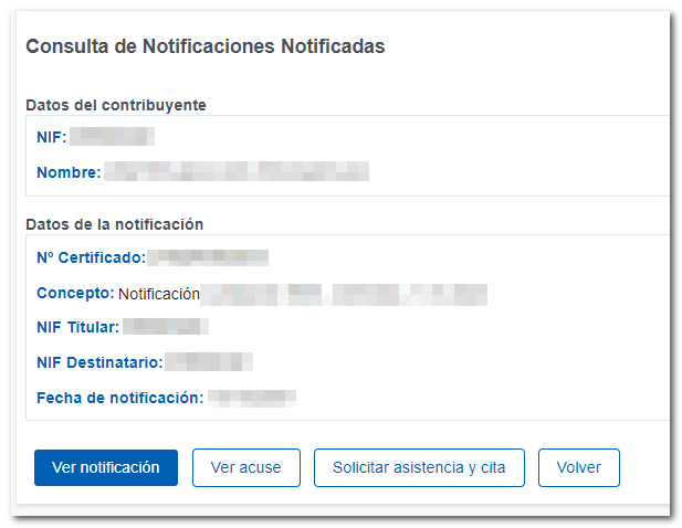 Ver notificación