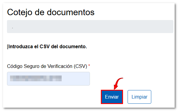CSV, Enviar