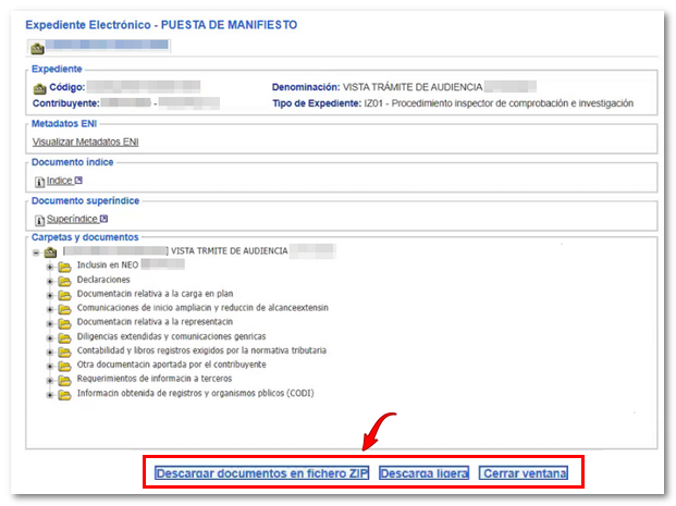 Descarga ZIP y Descarga ligera