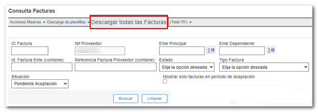 Descargar todas las facturas