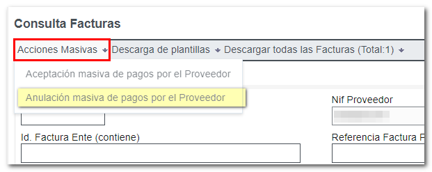 Anular aceptacón masiva