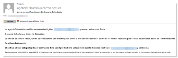 correo phishing denuncia