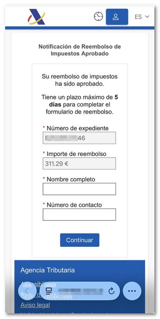 Reembolso de impuestos