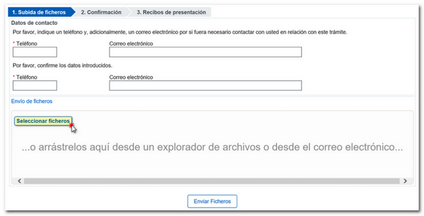 Seleccionar fichero con documentos