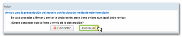 continuar la presentación