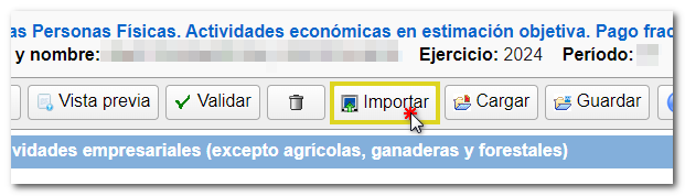 Importar fichero