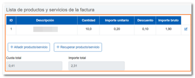 Datos trasladados al formulario.