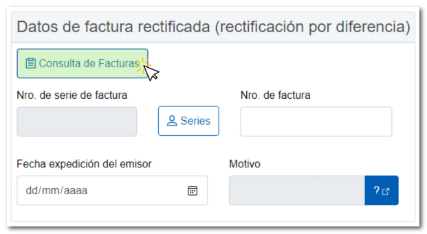 Consulta de facturas