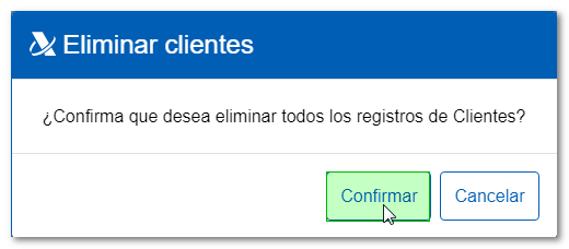 Confirmar eliminar