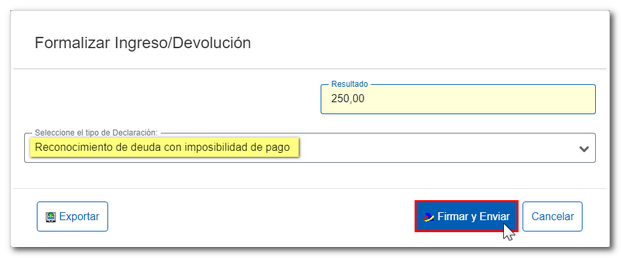 reconocimiento de deuda