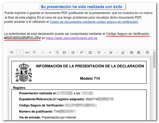 justificante