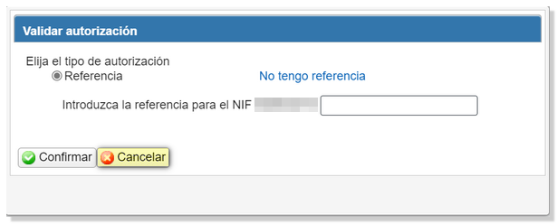 solicitar referencia contribuyente