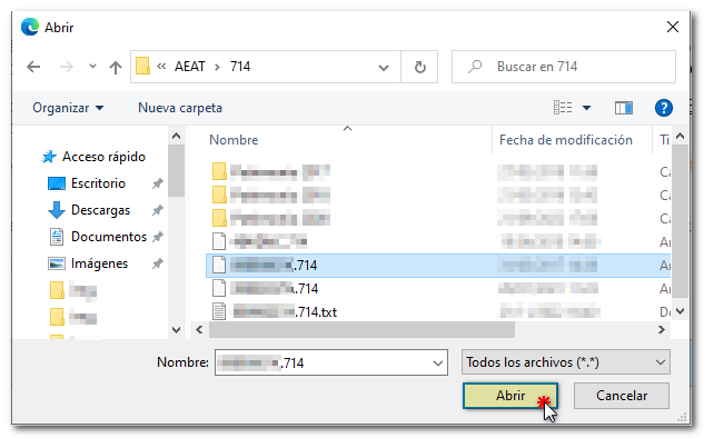 seleccionar fichero