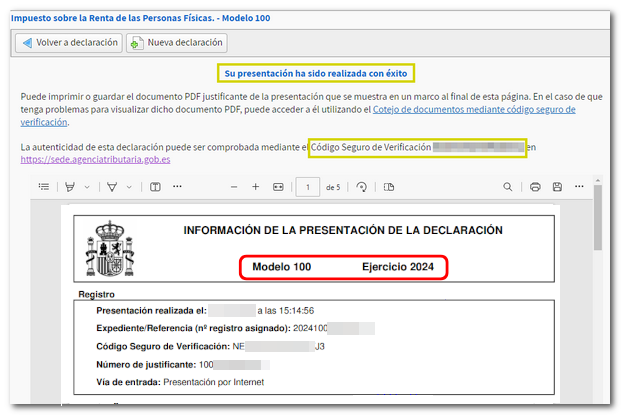 Presentaci&oacute;n realizada con &eacute;xito