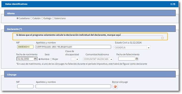 dtatos identficiativos