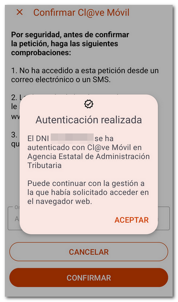 Confirmación