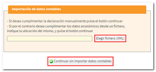 Importar datos contables