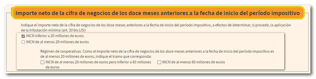 Importe neto cifra de negocio