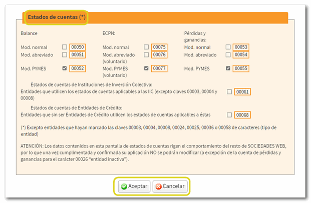 Estado de cuentas