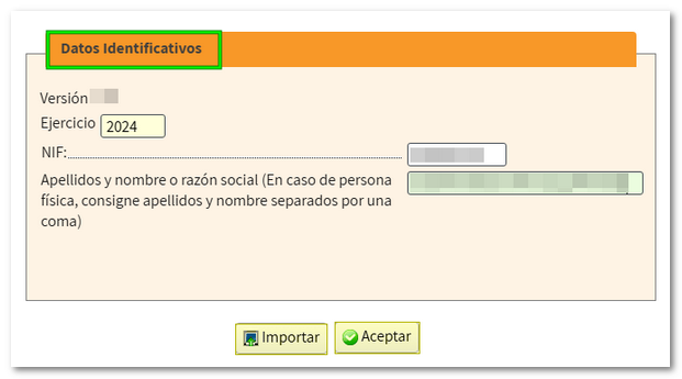 Datos identificativos
