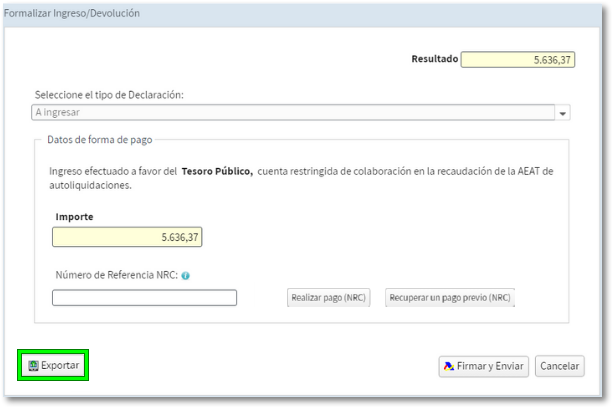 Exportar