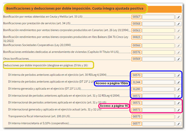 Páginas 15bis y 16