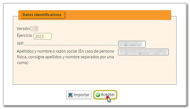 Datos identificativos
