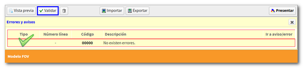 Validar sin errores